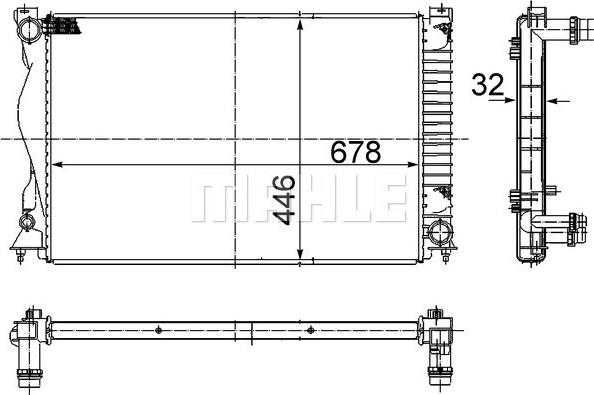 Wilmink Group WG2184176 - Radiators, Motora dzesēšanas sistēma autodraugiem.lv