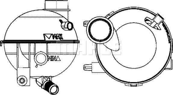 Wilmink Group WG2184302 - Kompensācijas tvertne, Dzesēšanas šķidrums autodraugiem.lv