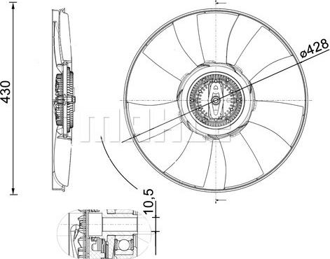 Wilmink Group WG2180871 - Ventilators, Motora dzesēšanas sistēma autodraugiem.lv