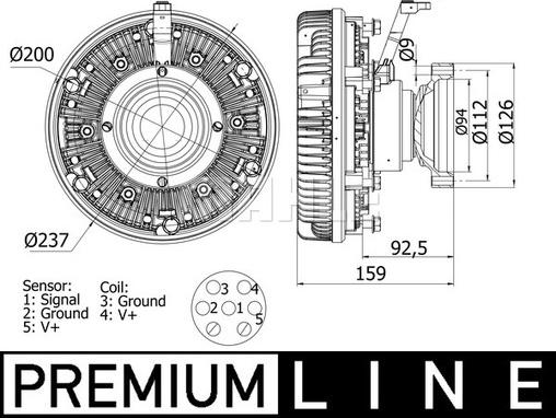 Wilmink Group WG2180259 - Sajūgs, Radiatora ventilators autodraugiem.lv