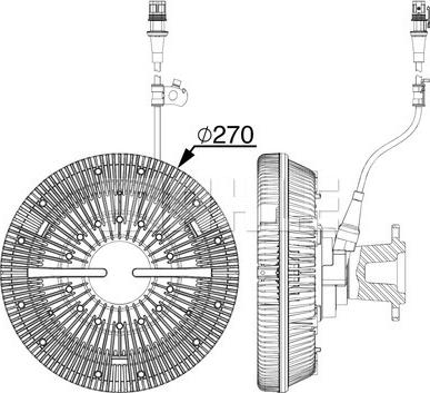 Wilmink Group WG2180261 - Sajūgs, Radiatora ventilators autodraugiem.lv