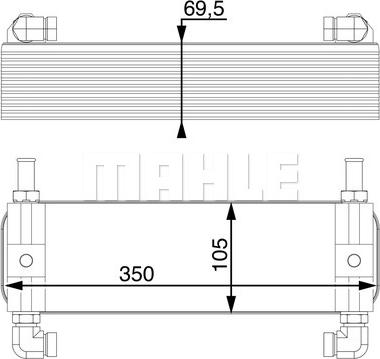 Wilmink Group WG2181093 - Eļļas radiators, Automātiskā pārnesumkārba autodraugiem.lv