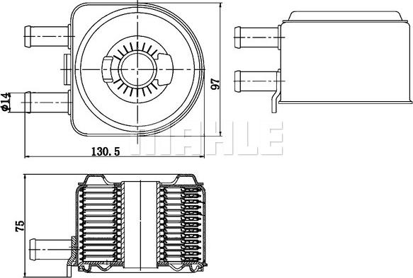 Wilmink Group WG2181121 - Eļļas radiators, Motoreļļa autodraugiem.lv