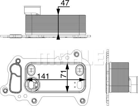 Wilmink Group WG2181258 - Eļļas radiators, Motoreļļa autodraugiem.lv