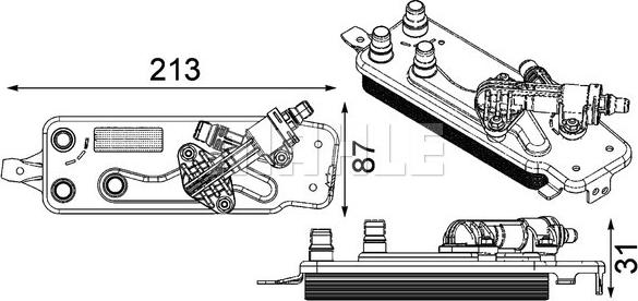 Wilmink Group WG2181262 - Eļļas radiators, Automātiskā pārnesumkārba autodraugiem.lv