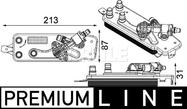 Wilmink Group WG2181262 - Eļļas radiators, Automātiskā pārnesumkārba autodraugiem.lv