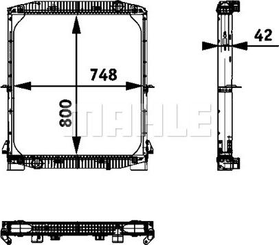 Wilmink Group WG2183905 - Radiators, Motora dzesēšanas sistēma autodraugiem.lv