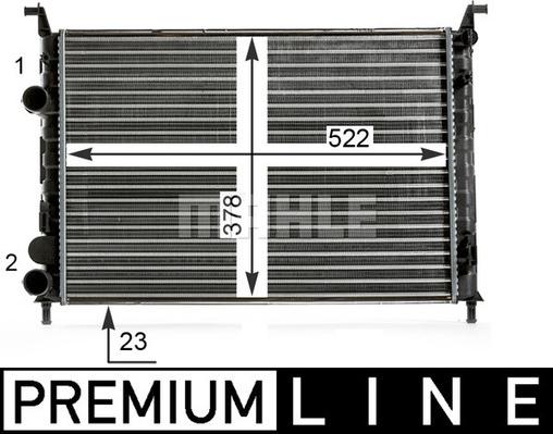 Wilmink Group WG2183910 - Radiators, Motora dzesēšanas sistēma autodraugiem.lv