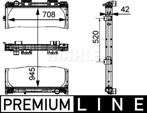 Wilmink Group WG2183918 - Radiators, Motora dzesēšanas sistēma autodraugiem.lv