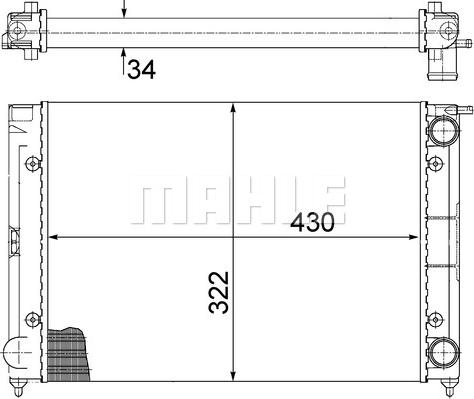 Wilmink Group WG2183493 - Radiators, Motora dzesēšanas sistēma autodraugiem.lv