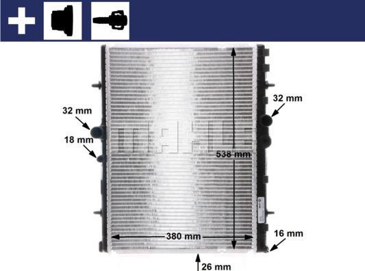 Wilmink Group WG2183448 - Radiators, Motora dzesēšanas sistēma autodraugiem.lv