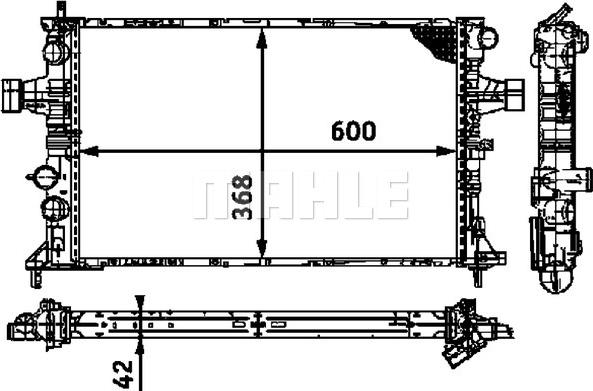 Wilmink Group WG2183459 - Radiators, Motora dzesēšanas sistēma autodraugiem.lv