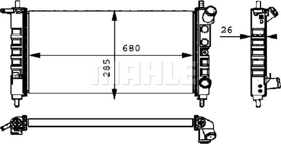 Wilmink Group WG2183451 - Radiators, Motora dzesēšanas sistēma autodraugiem.lv