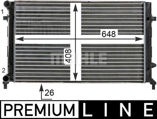 Wilmink Group WG2183430 - Radiators, Motora dzesēšanas sistēma autodraugiem.lv