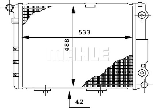 Wilmink Group WG2183420 - Radiators, Motora dzesēšanas sistēma autodraugiem.lv