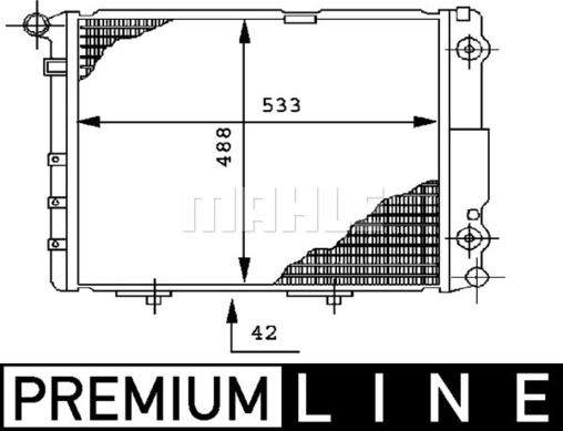 Wilmink Group WG2183420 - Radiators, Motora dzesēšanas sistēma autodraugiem.lv