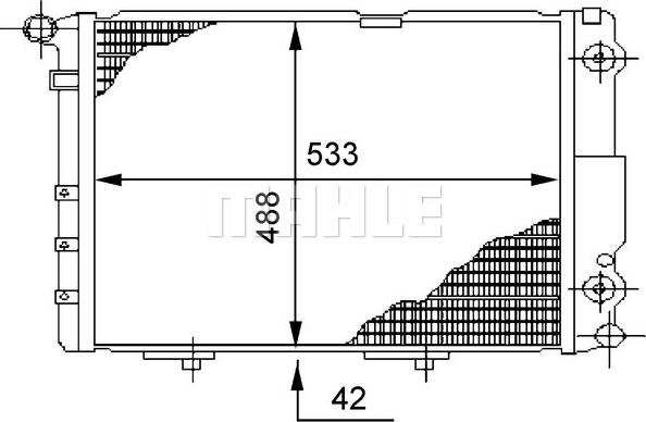 Wilmink Group WG2183423 - Radiators, Motora dzesēšanas sistēma autodraugiem.lv