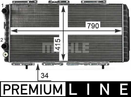 Wilmink Group WG2183479 - Radiators, Motora dzesēšanas sistēma autodraugiem.lv