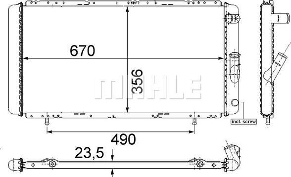 Wilmink Group WG2183597 - Radiators, Motora dzesēšanas sistēma autodraugiem.lv