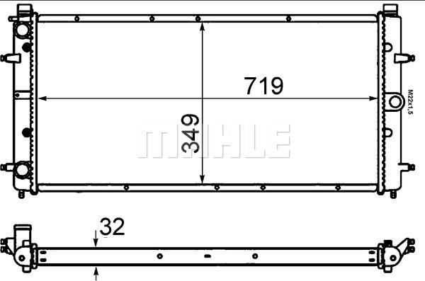 Wilmink Group WG2183564 - Radiators, Motora dzesēšanas sistēma autodraugiem.lv