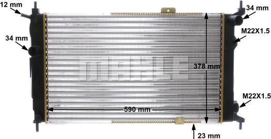 Wilmink Group WG2183507 - Radiators, Motora dzesēšanas sistēma autodraugiem.lv