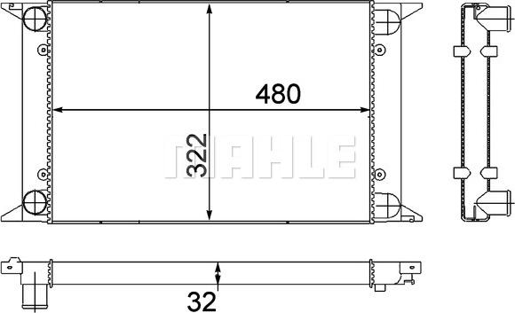 Wilmink Group WG2183584 - Radiators, Motora dzesēšanas sistēma autodraugiem.lv