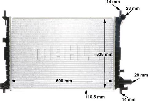 Wilmink Group WG2183527 - Radiators, Motora dzesēšanas sistēma autodraugiem.lv