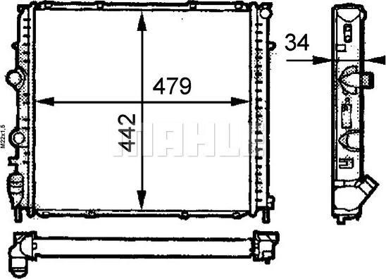 Wilmink Group WG2183643 - Radiators, Motora dzesēšanas sistēma autodraugiem.lv