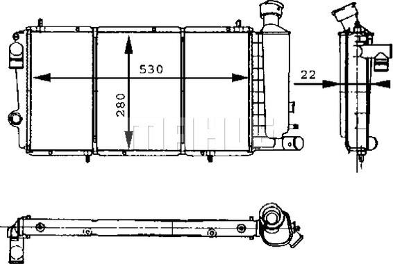 Wilmink Group WG2183600 - Radiators, Motora dzesēšanas sistēma autodraugiem.lv