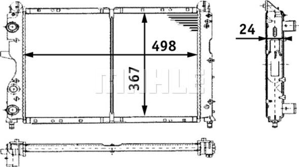 Wilmink Group WG2183624 - Radiators, Motora dzesēšanas sistēma autodraugiem.lv