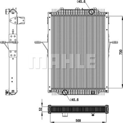 Wilmink Group WG2183095 - Radiators, Motora dzesēšanas sistēma autodraugiem.lv