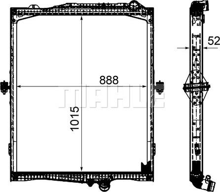 Wilmink Group WG2183090 - Radiators, Motora dzesēšanas sistēma autodraugiem.lv