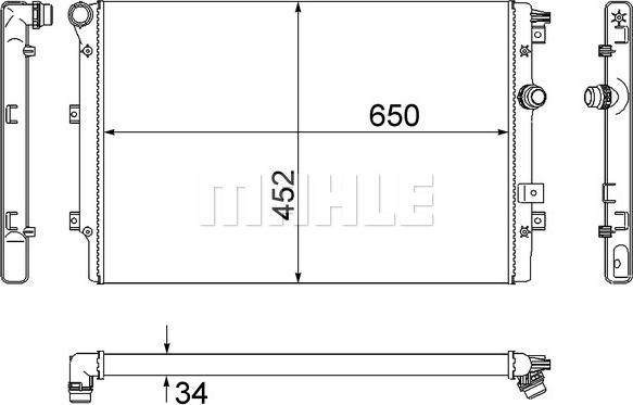 Wilmink Group WG2183049 - Radiators, Motora dzesēšanas sistēma autodraugiem.lv