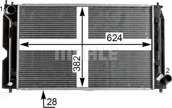 Wilmink Group WG2183044 - Radiators, Motora dzesēšanas sistēma autodraugiem.lv