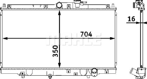 Wilmink Group WG2183048 - Radiators, Motora dzesēšanas sistēma autodraugiem.lv