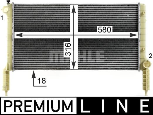 Wilmink Group WG2183000 - Radiators, Motora dzesēšanas sistēma autodraugiem.lv