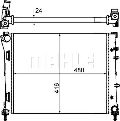 Wilmink Group WG2183019 - Radiators, Motora dzesēšanas sistēma autodraugiem.lv