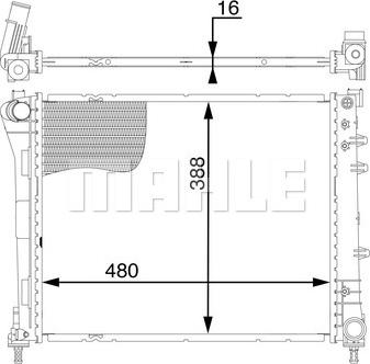 Wilmink Group WG2183025 - Radiators, Motora dzesēšanas sistēma autodraugiem.lv