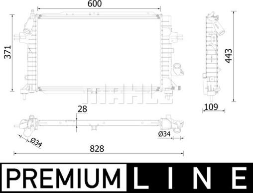 Wilmink Group WG2183190 - Radiators, Motora dzesēšanas sistēma autodraugiem.lv