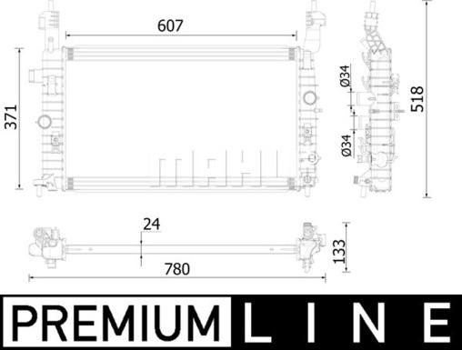 Wilmink Group WG2183191 - Radiators, Motora dzesēšanas sistēma autodraugiem.lv