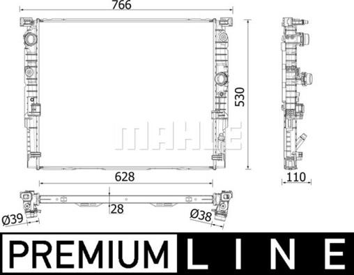 Wilmink Group WG2183160 - Radiators, Motora dzesēšanas sistēma autodraugiem.lv