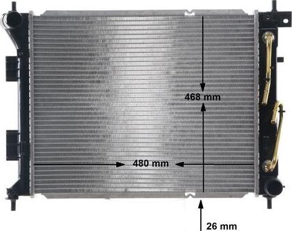 Wilmink Group WG2183103 - Radiators, Motora dzesēšanas sistēma autodraugiem.lv