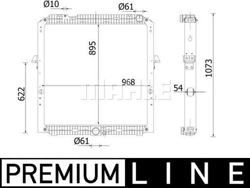 Wilmink Group WG2183179 - Radiators, Motora dzesēšanas sistēma autodraugiem.lv