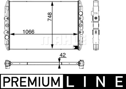 Wilmink Group WG2183899 - Radiators, Motora dzesēšanas sistēma autodraugiem.lv