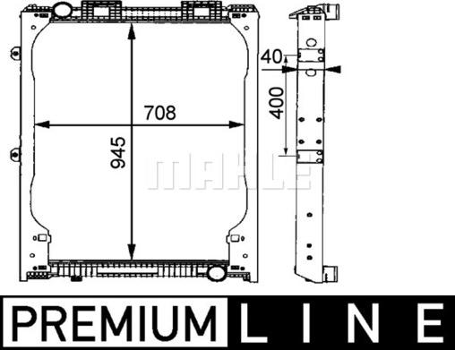 Wilmink Group WG2183895 - Radiators, Motora dzesēšanas sistēma autodraugiem.lv