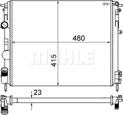 Wilmink Group WG2183806 - Radiators, Motora dzesēšanas sistēma autodraugiem.lv