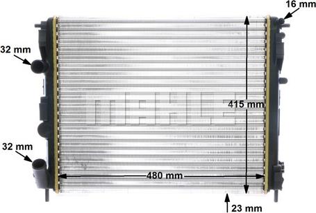 Wilmink Group WG2183806 - Radiators, Motora dzesēšanas sistēma autodraugiem.lv