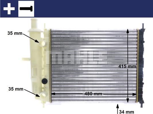 Wilmink Group WG2183800 - Radiators, Motora dzesēšanas sistēma autodraugiem.lv