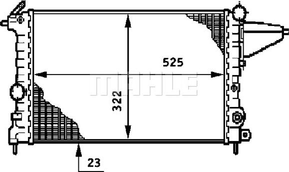 Wilmink Group WG2183802 - Radiators, Motora dzesēšanas sistēma autodraugiem.lv