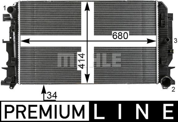 Wilmink Group WG2183813 - Radiators, Motora dzesēšanas sistēma autodraugiem.lv